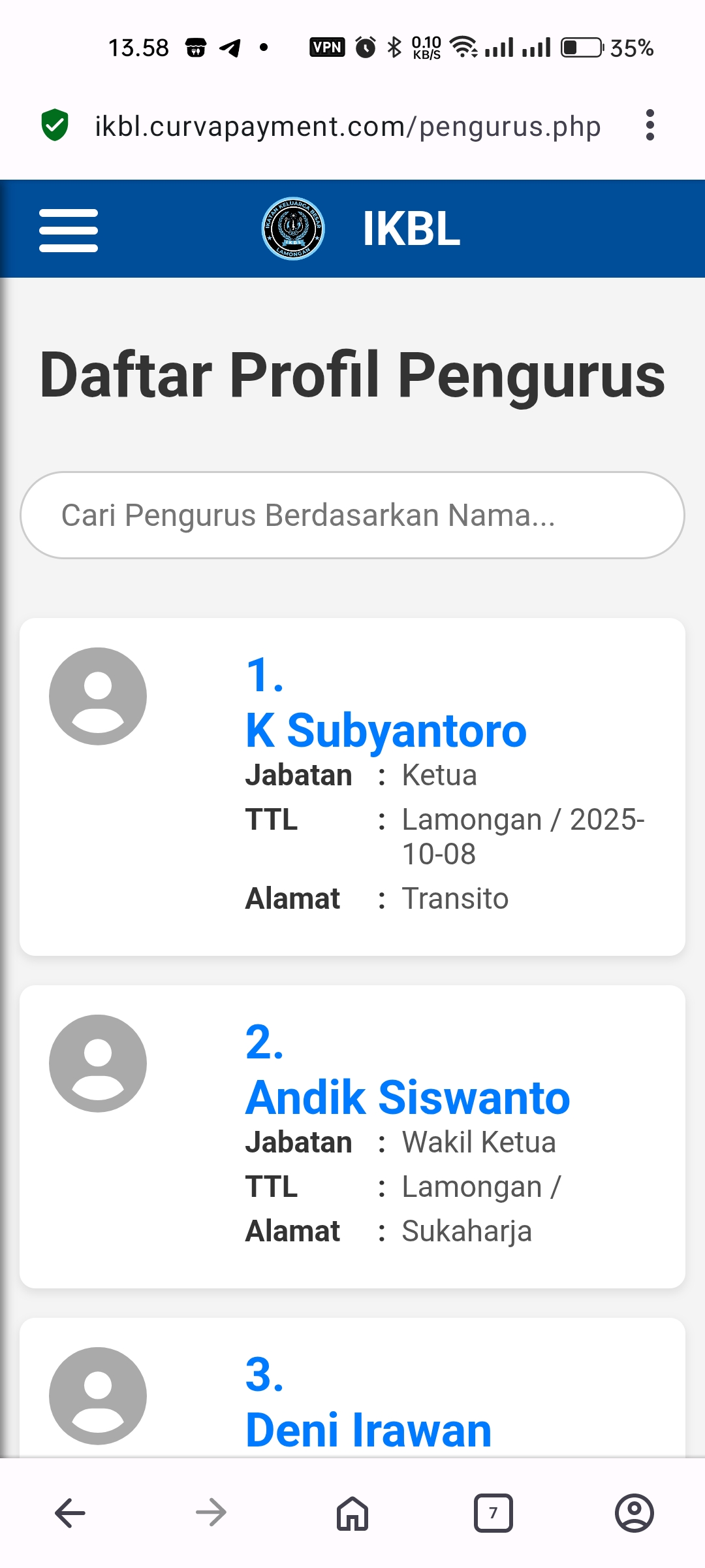 Foto Profil Andik Siswanto